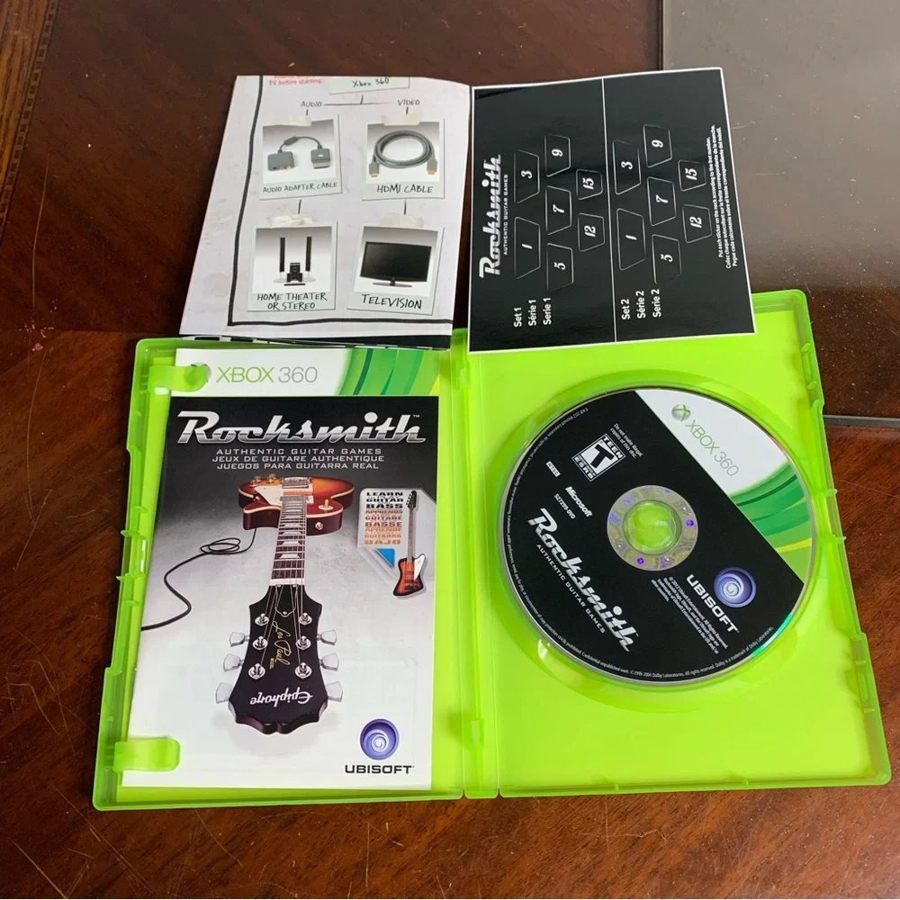 Xbox 360 Rocksmith Authentic Guitar Games Video Game